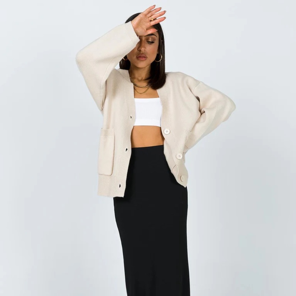 NWT Princess Polly Cream Cardigan